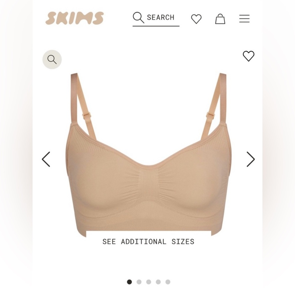Skims Bralette (never worn)